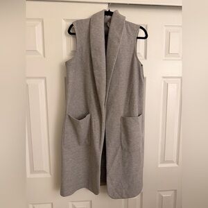 Light Gray Vest Cardigan